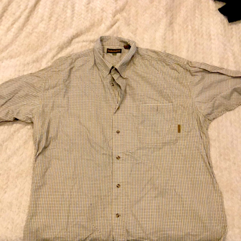 Timberland short sleeve button up XXL